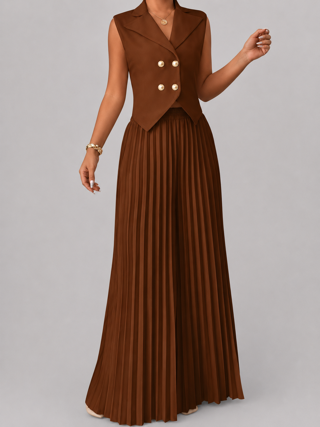 The Vivienne Pleated Set