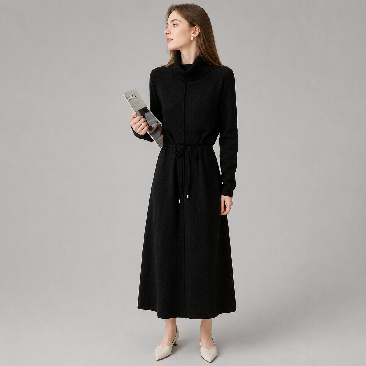 The Emilia Knit Midi Dress