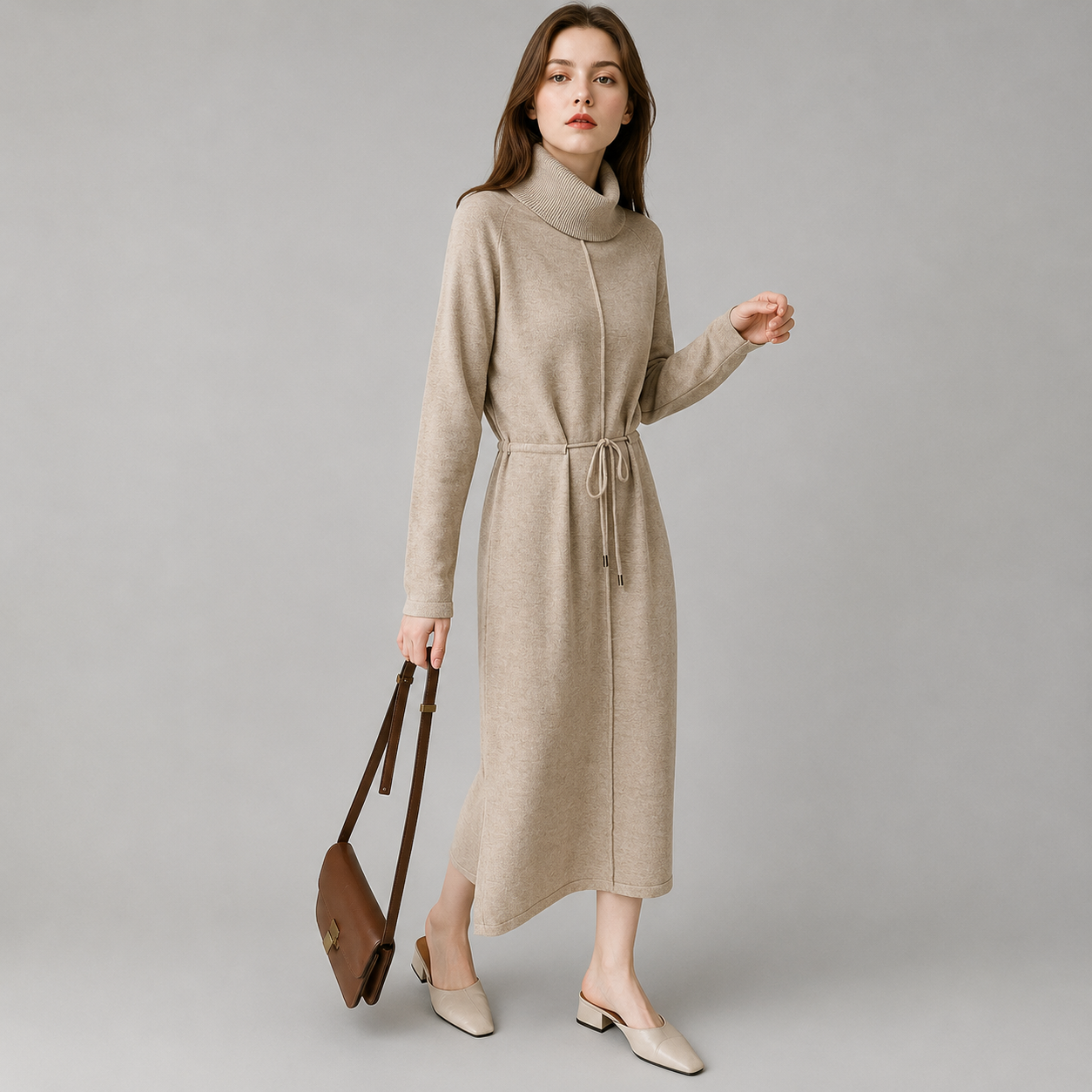 The Emilia Knit Midi Dress