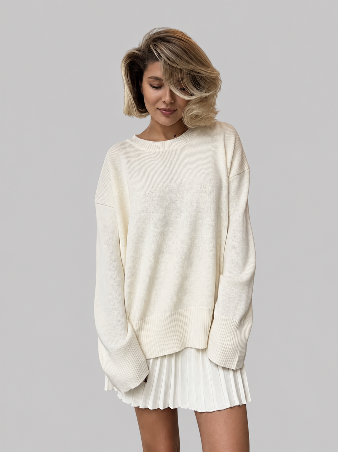 Ivory Grace Knit Set