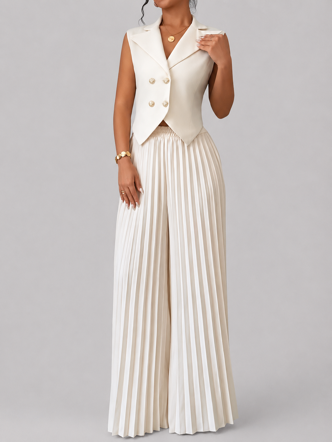 The Vivienne Pleated Set