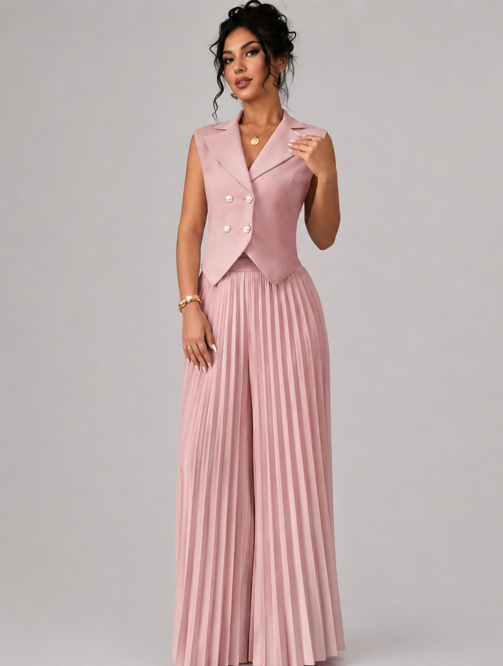 The Vivienne Pleated Set