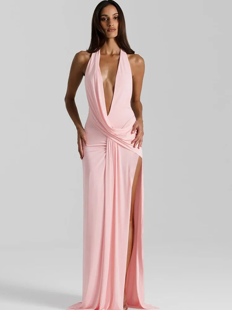 Backless Maxi Dress