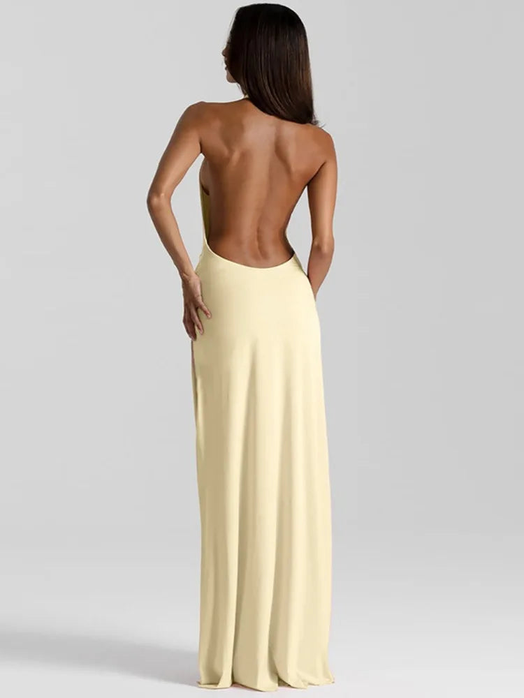 Backless Maxi Dress